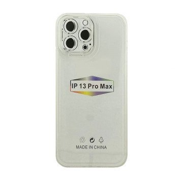 Fashion Candy Color With Colored Frame Camera For Iphone 13 Pro Max - Color : White