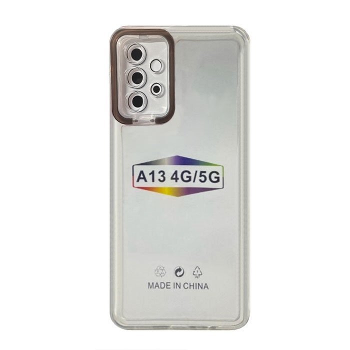 Fashion Candy Color With Colored Frame Camera For Samsung A13 5g - Color : Black