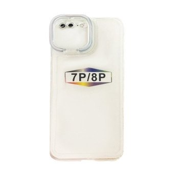 Fashion Candy Color With Colored Frame Camera For Iphone 7 Plus/8 Plus - Color : White