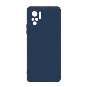Soft HQ Silicone Back Case for Xiaomi Redmi Note 10S - Color : Blue