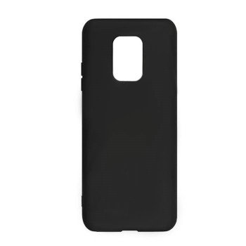 Soft Silicone Back Case for Xiaomi Redmi Note 9 Pro - Color : Black