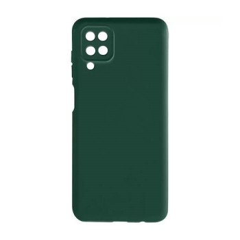 Soft HQ Silicone Back Case for Samsung Galaxy A12 A125 - Color : Dark Green