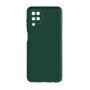Soft HQ Silicone Back Case for Samsung Galaxy A12 A125 - Color : Dark Green