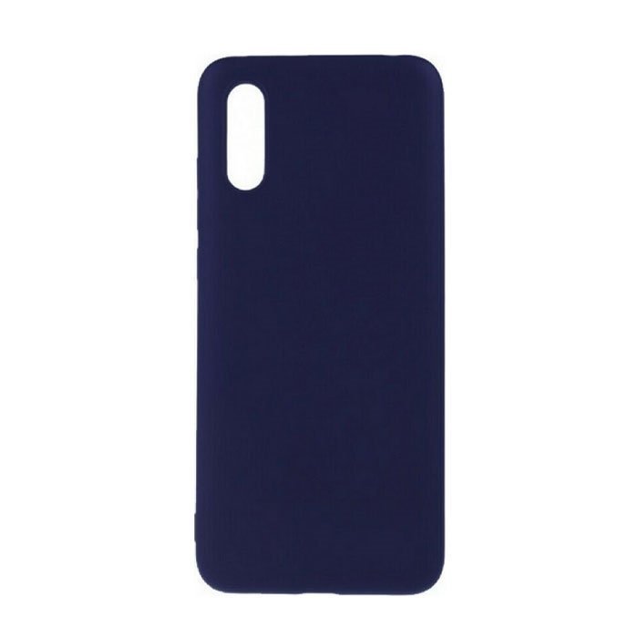 Soft HQ Silicone Back Case for Xiaomi Redmi 9A - Color : Blue