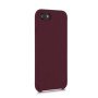Soft HQ Silicone Back Case for iPhone 7 - Color: Burgundy