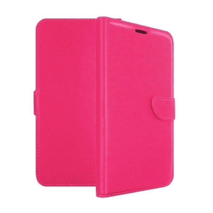 Stand Leather Wallet with Clip for Huawei P9 - Color: Pink