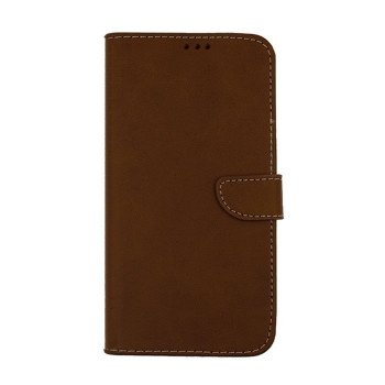 Stand Leather Wallet with Clip for Huawei P8 - Color: Brown