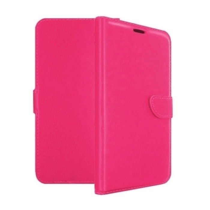 Stand Leather Wallet with Clip for Samsung N950F Galaxy Note 8 - Color: Pink