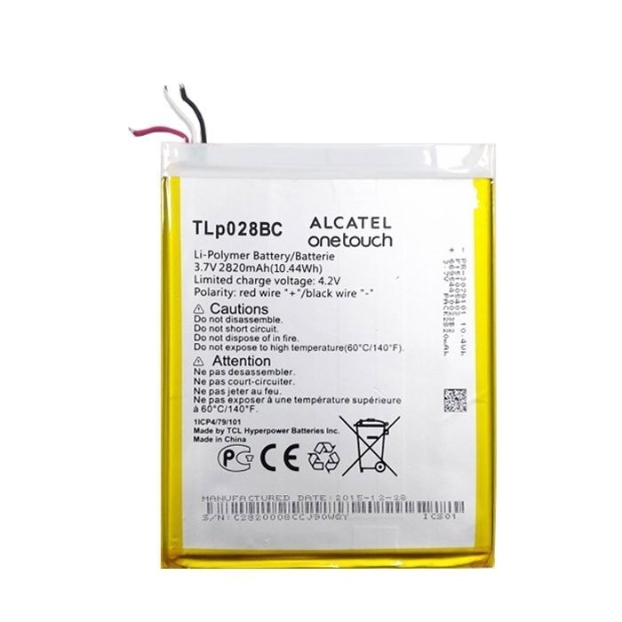 Battery Compatible TLP028BC TLP028B2 For Alcatel Pixe 3 - 2820mAh