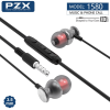Pzx 1580 3.5 MM in-Ear 1.2 M Wired Earphone - Color: Black