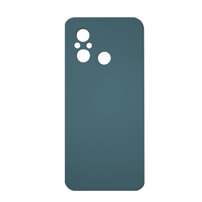 Silicone Back Case Soft For Xiaomi Redmi 12C - Color: Blue