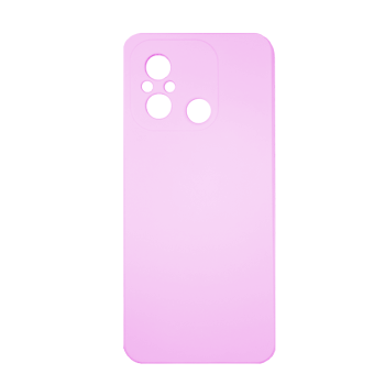 Silicone Back Case Soft For Xiaomi Redmi 12C - Color: Purple