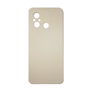 Silicone Back Case Soft For Xiaomi Redmi 12C - Color: Nude