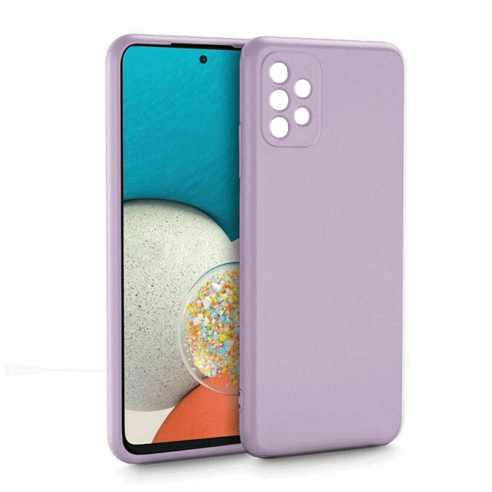 Soft Silicone Back Case for Samsung Galaxy A33 5G - Color: Purple