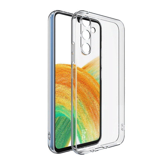 Anti Shock Silicone Back Case 1.5mm for Samsung Galaxy A34 5G - Color: Clear