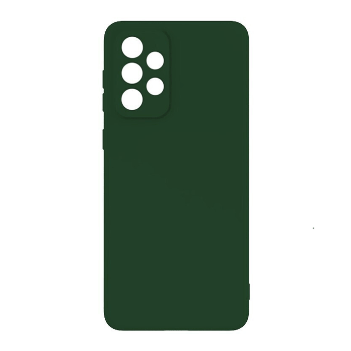 Soft Silicone Back Case for Samsung Galaxy A33 5G - Color : Dark Green