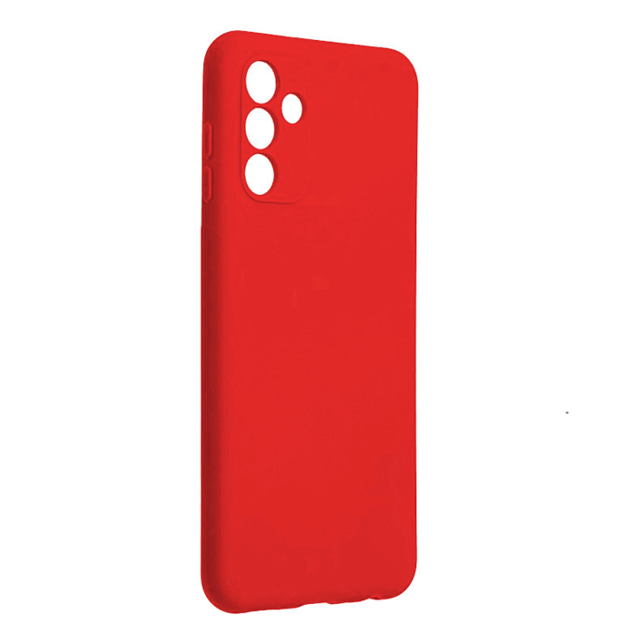 Soft Silicone Back Case for Samsung Galaxy A04S - Color: Red