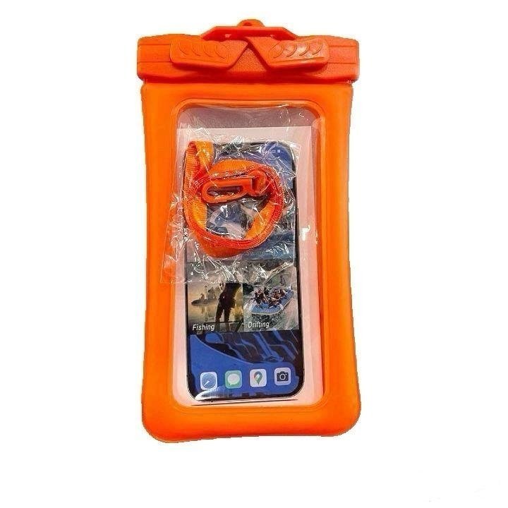 Waterproof Phone Case To 7" - Color: Orange