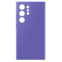 Soft Silicone Back Case For Samsung Galaxy S24 Ultra - Color : Purple