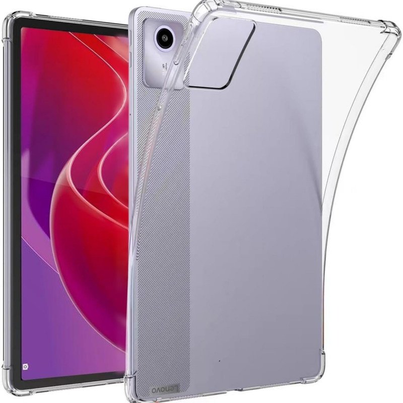 Θήκη Πλάτης Σιλικόνης για Samsung Galaxy Tab S9 FE - Χρώμα: Διαφανές