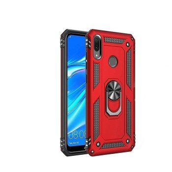 Motomo Tough Armor With Ring Case For Xiaomi Poco X5 Pro 5G - Color: Red