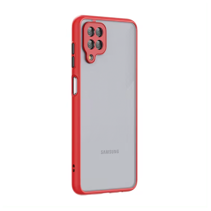 Matte Shockproof Bumper Hard Protective Back Cover Case For Xiaomi Redmi Note 13 - Color: Red
