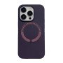 Back Cover Silicone Magsafe For Apple Iphone 15 Pro - Color: Bordeaux