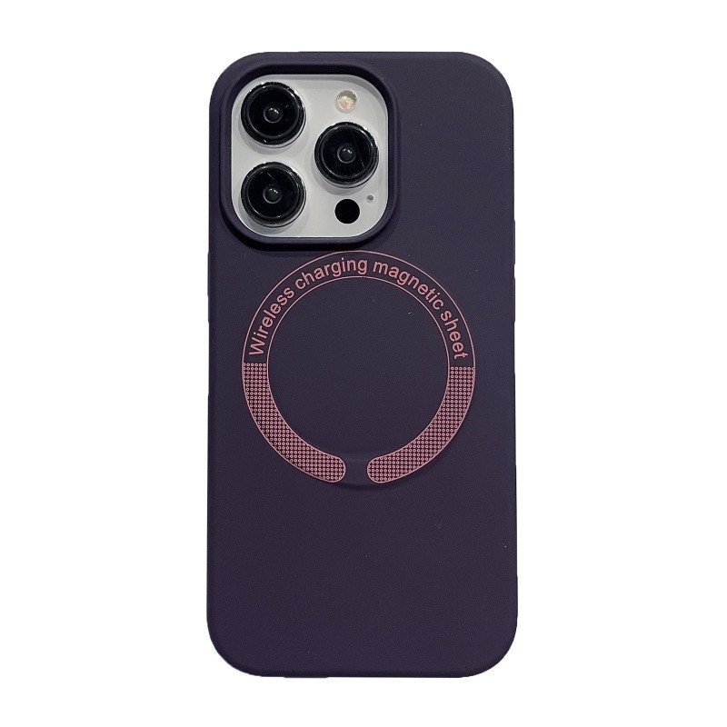 Back Cover Silicone Magsafe For Apple Iphone 14 - Color: Bordeaux