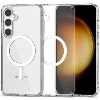 Back Cover Silicone Magsafe For Samsung Galaxy S23 Ultra - Color: Clear