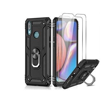 Θήκη Motomo Tough Armor With Ring για Samsung Galaxy A55 - Χρώμα: Μαύρο