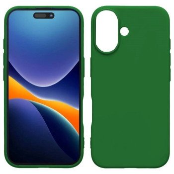 Θήκη Πλάτης Σιλικόνης Soft για Apple iPhone 16 Plus Χρώμα-: Πράσινο