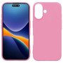 Θήκη Πλάτης Σιλικόνης Soft για Apple iPhone 16 Plus Χρώμα-: Ροζ