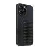 PIBLUE PL93 Phone Case Skin Like Matte Check Anti Fall Nonstick Fingerprint For Apple IPhone 16 - Black