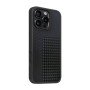 PIBLUE PL93 Phone Case Skin Like Matte Check Anti Fall Nonstick Fingerprint For Apple IPhone 16 - Black