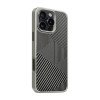 PIBLUE PL93 Phone Case Skin Like Matte Check Anti Fall Nonstick Fingerprint For Apple IPhone 16 Pro Max - Silver