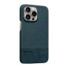 PIBLUE PL84 Leather Non Slip half Pack Phone Case For Apple IPhone 14 Pro - Dark Blue