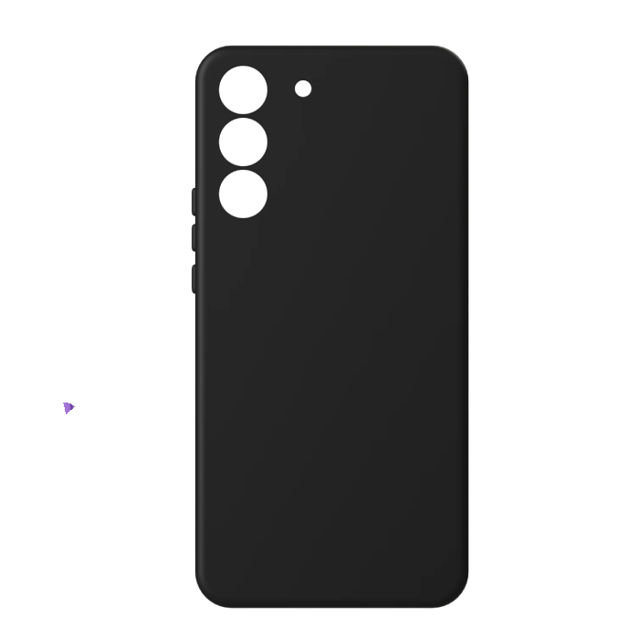 Soft Silicone Back Case For Samsung Galaxy S24 Plus - Color : Black