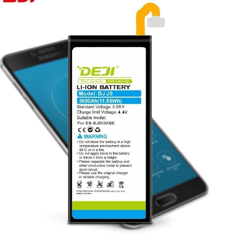 Deji Eb-Bj800Abe Oem Mobile Replacement Battery For Galaxy A6Plus/J6/J600/J805/A605/J8 - 3000Mah