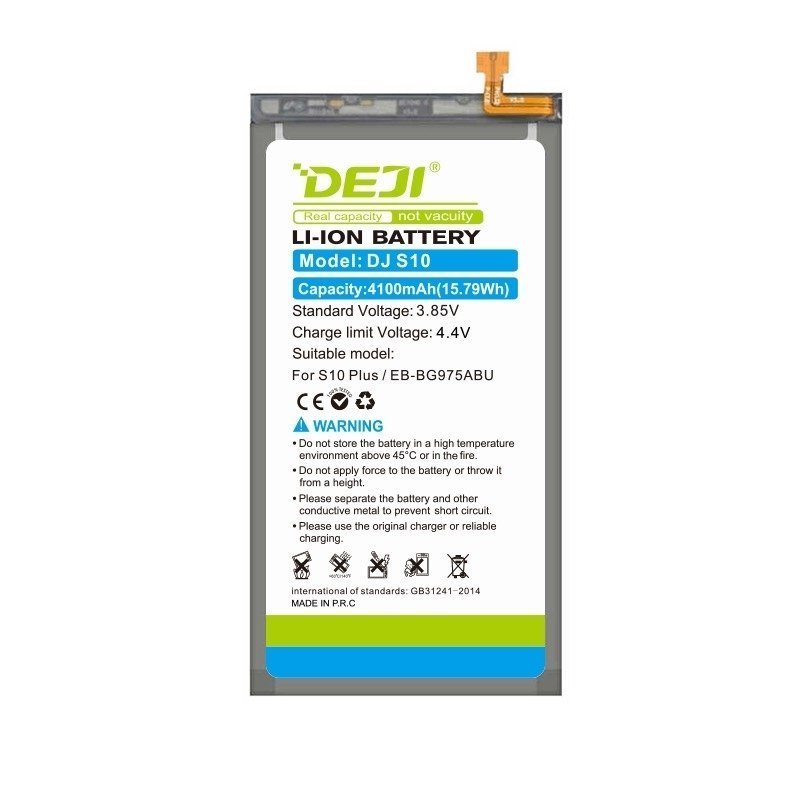 Deji Eb-Bg975Abu Oem Mobile Replacement Battery For Samsung S10 Plus/G9750 - 4100Mah