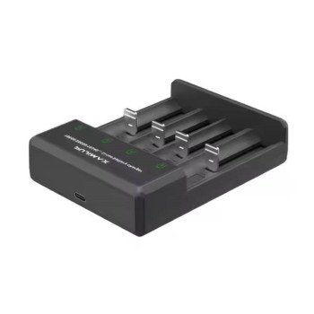 PUJIMAX PL-402 3.7V Custom 4 Slots Type C Φορτιστής επαναφορτιζόμενων μπαταριών