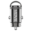 Vidvie CC524C-T Φορτιστής Αυτοκινήτου με 33W Θύρα USB-A Και 30W Θύρα USB Type-C με καλώδιο Type-C - Μαύρο