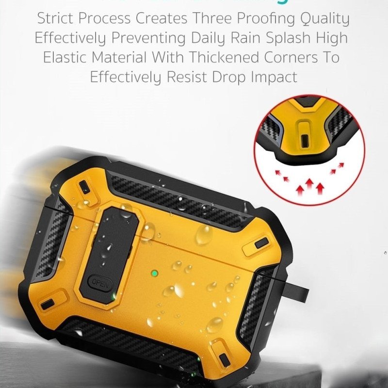 Cotetci AP-61 Προστατευτική Θήκη Ακουστικά για Apple AirPods 3  - Χρώμα: Κόκκινο