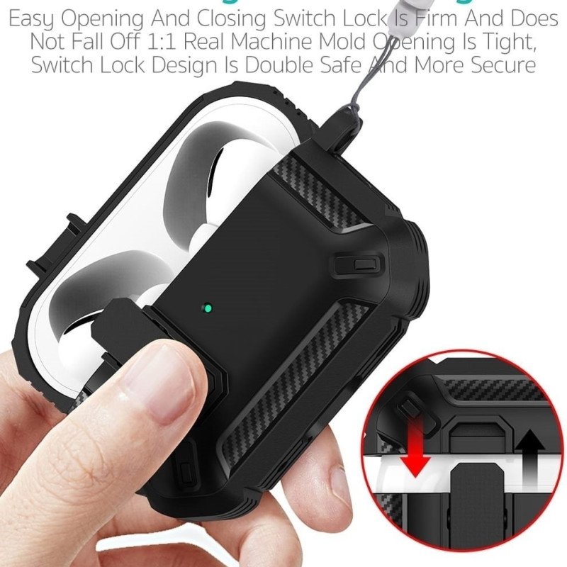 Cotetci AP-61 Προστατευτική Θήκη Ακουστικά για Apple AirPods 3  - Χρώμα: Κόκκινο