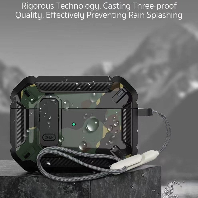 COTECi AP-63 Mecha2 Προστατευτική Θήκη Ακουστικά για Apple AirPods 3  - Χρώμα: Green-Camouflag Green