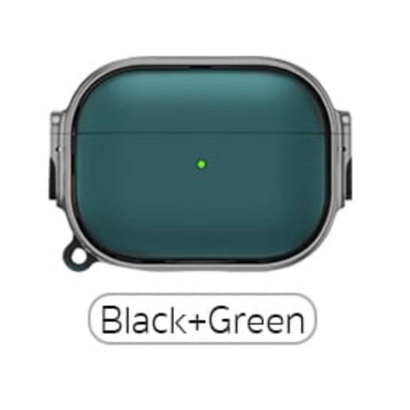 COTECi AP-66 Heavy Armor Προστατευτική Θήκη Ακουστικά για Apple AirPods Pro1/2  - Χρώμα: Πράσινο-Μαύρο