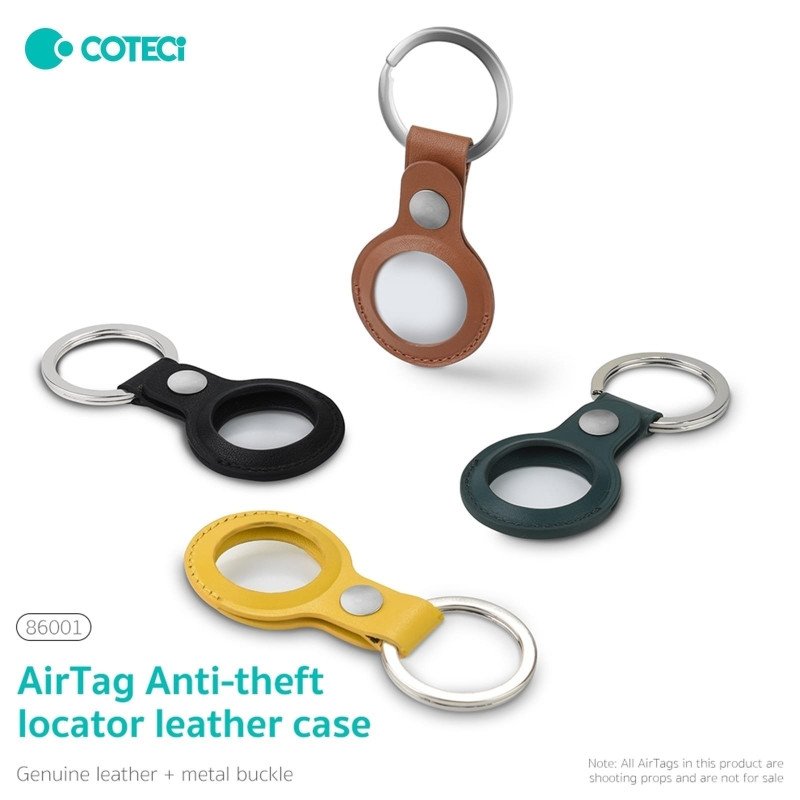 COTECi PU Θήκη Μπρελόκ για AirTag - Κόκκινο