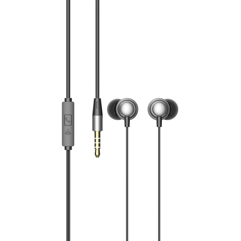 TUQIN QI27 Handsfree Ακουστικά με Βύσμα 3.5mm Jack Με το κουμπί απάντησης κλήσης - Μάυρο