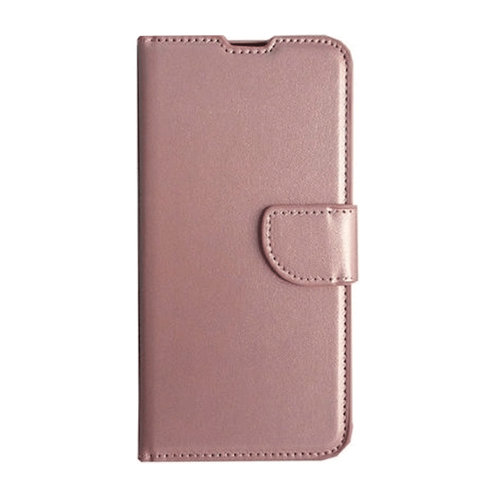 Θήκη Βιβλίο / Leather Book Case με Clip για Samsung Galaxy A16 - Χρώμα: Χρυσό Ροζ
