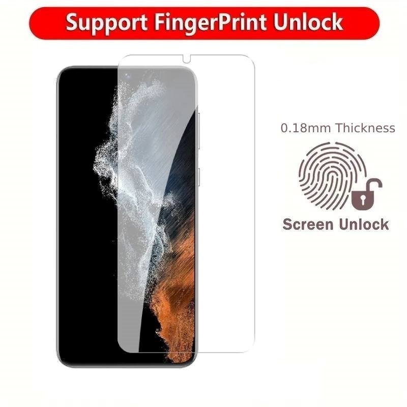 Προστασία Οθόνης Tempered Glass 0.18mm Full Glue Full Cover Working Fingerprint για Samsung Galaxy S21 - Χρώμα: Διαφανή