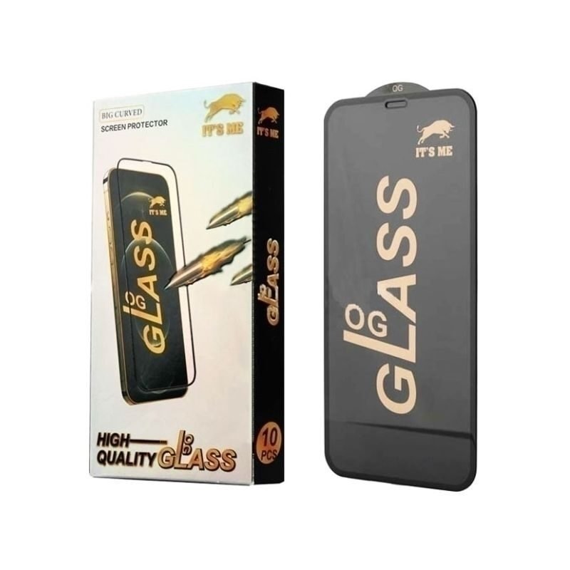 Προστασία Οθόνης OG Full Glass Full Glue Tempered Glass για Realme 11 - Χρώμα: Μαύρο